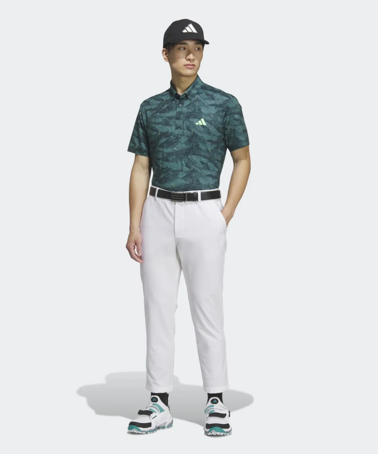 Мужские спортивные брюки с водоотталкивающей отделкой WIND.RDY Adidas Golf, Белый — фото 3