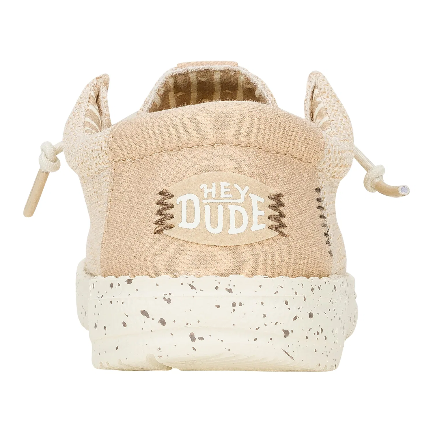 Детские мокасины для мальчиков с принтом Wally Stretch Sox HEYDUDE, Irish Egret Cream — фото 3
