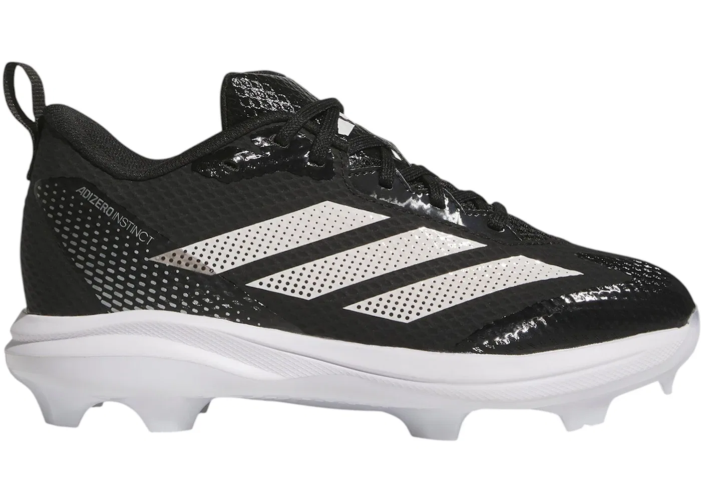 Детские бутсы с длинным рукавом Adizero Instinct 2.0 TPU Adidas, Core Black Cloud White Silver Metallic
