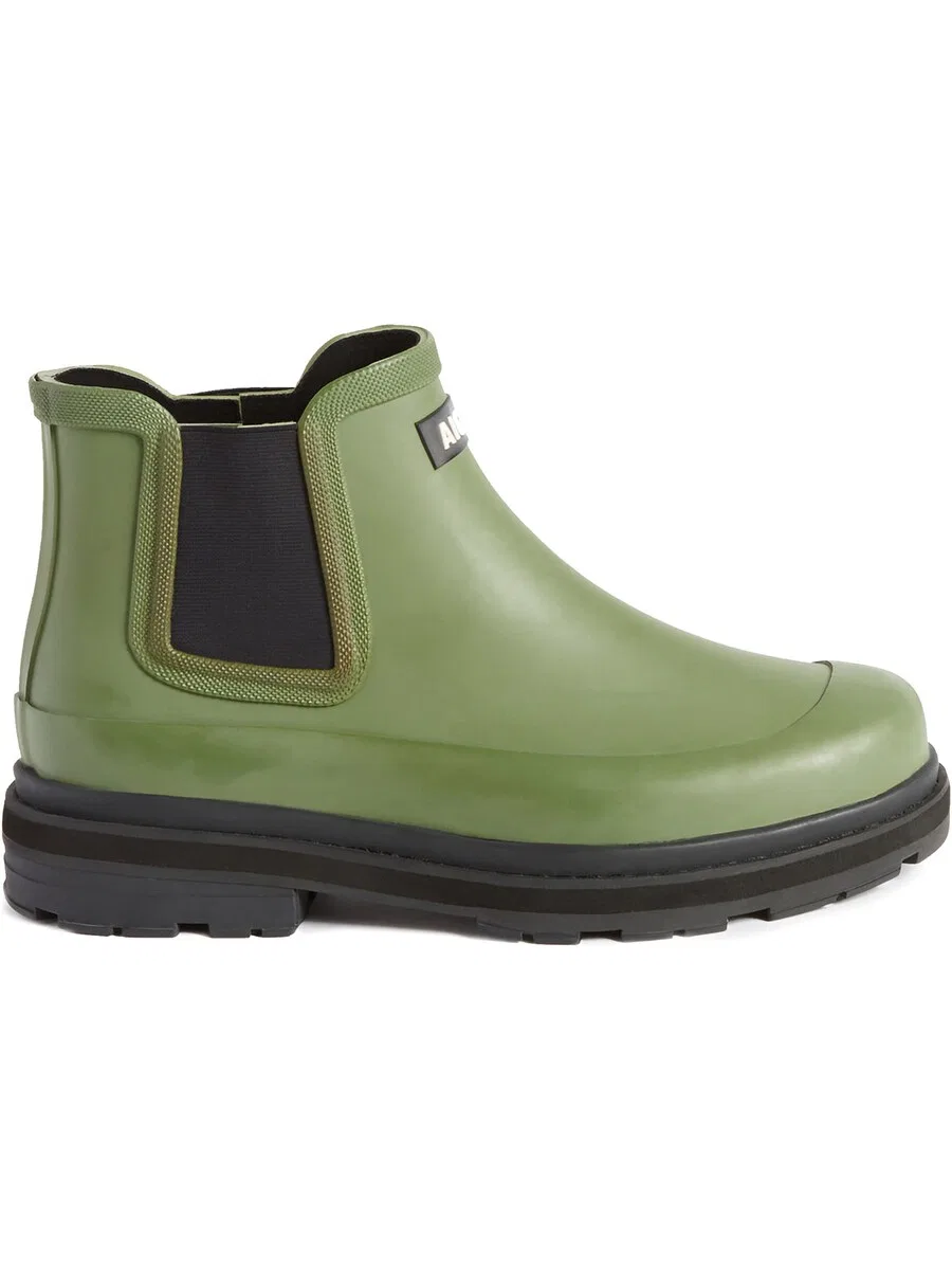 Резиновые сапоги AIGLE 'Stiefel Soft Rain M 2' оливкового цвета