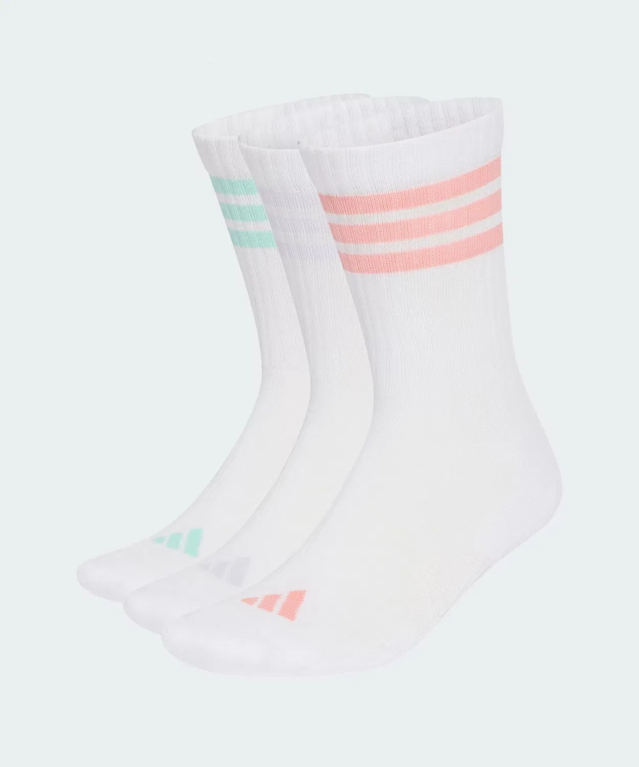 Мужские носки с длинным голенищем, с принтом, набор из 3 пар Adidas, White