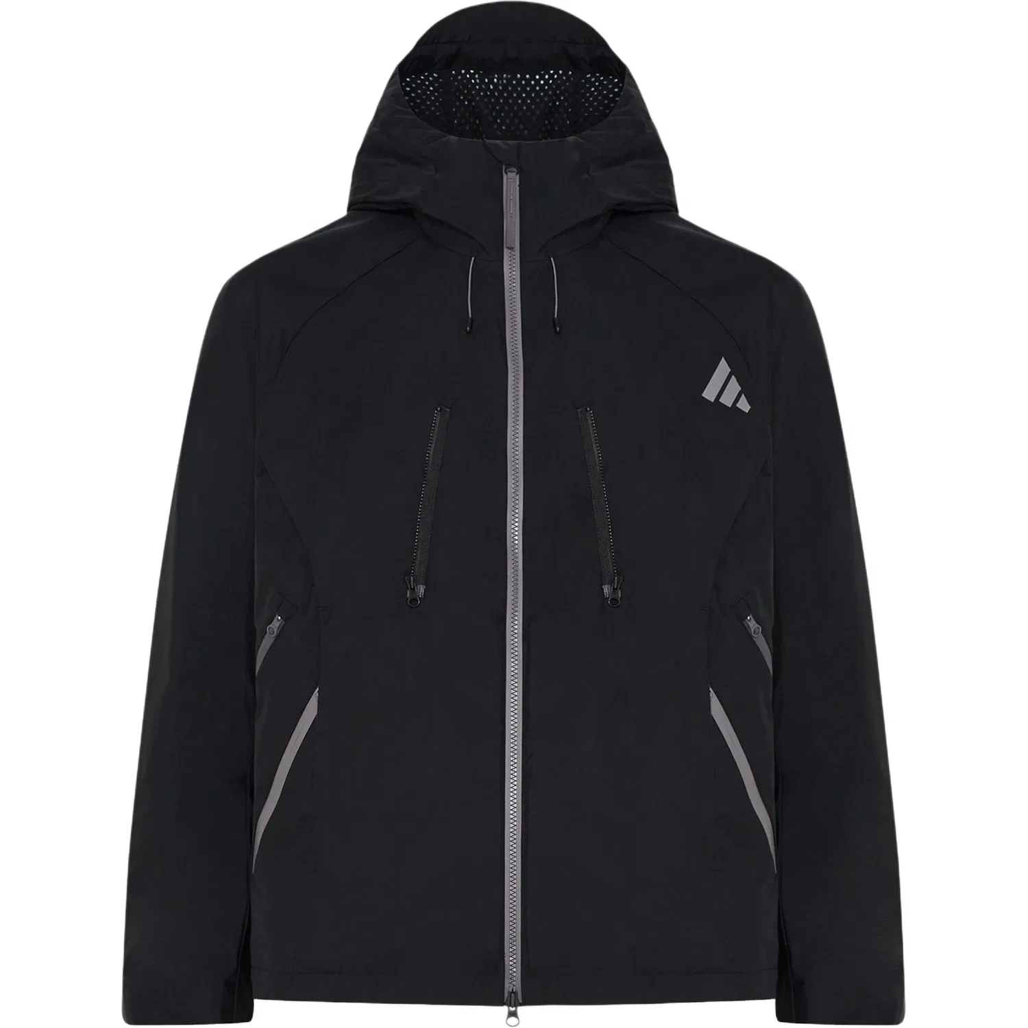 Мужская куртка с капюшоном неотстегивающимся Террекс Adidas, черный
