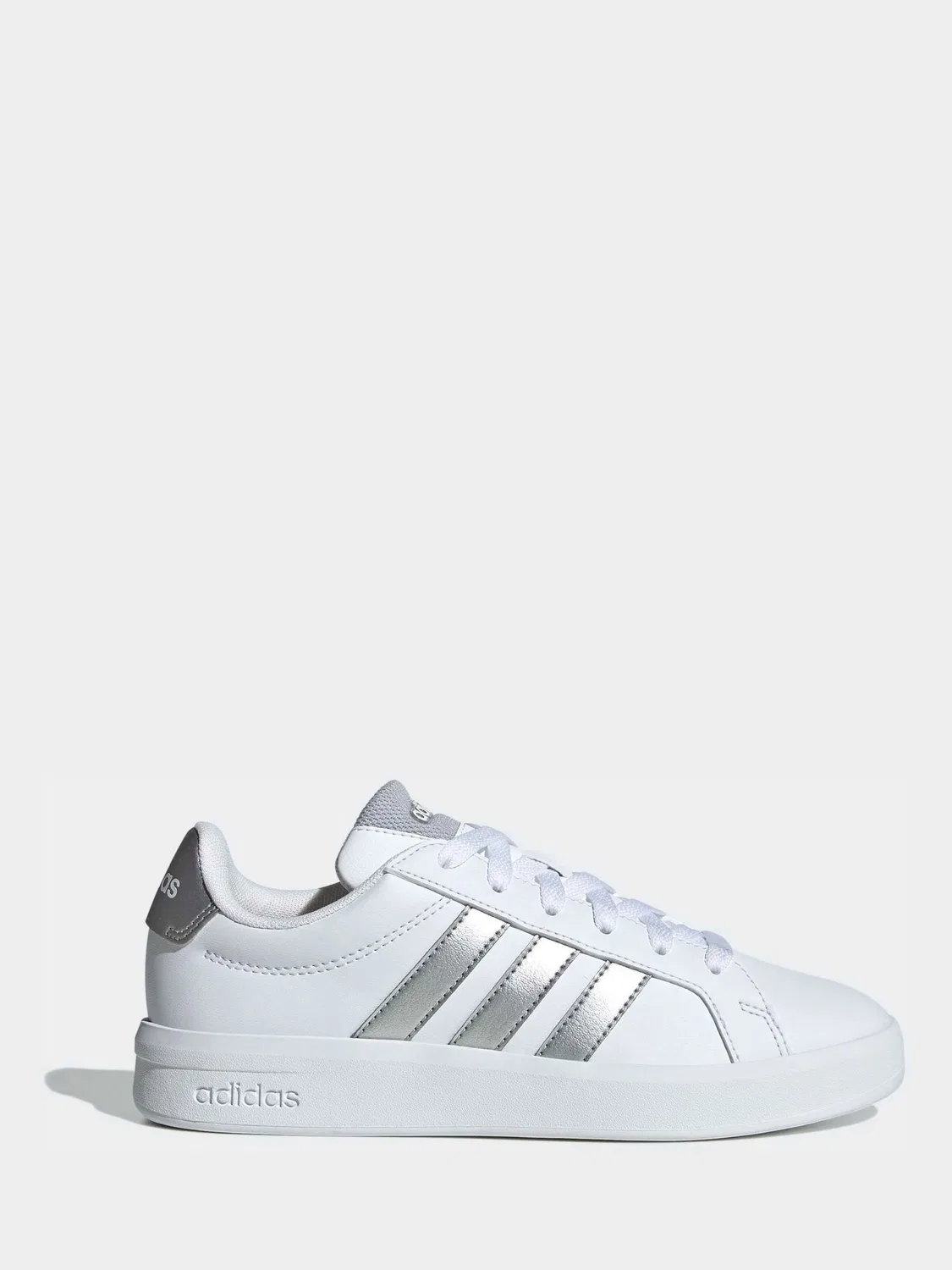 Кроссовки Grand Court 3.0 adidas, белый/серебристый — фото 3