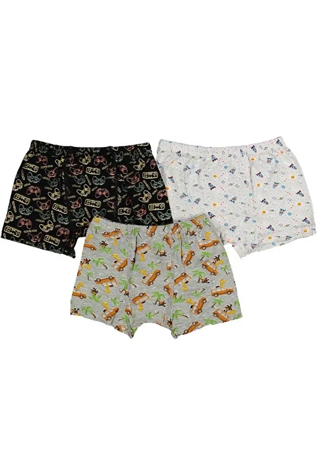 Детские боксеры для мальчиков с принтом Heki Baby & Kid, Multicolor