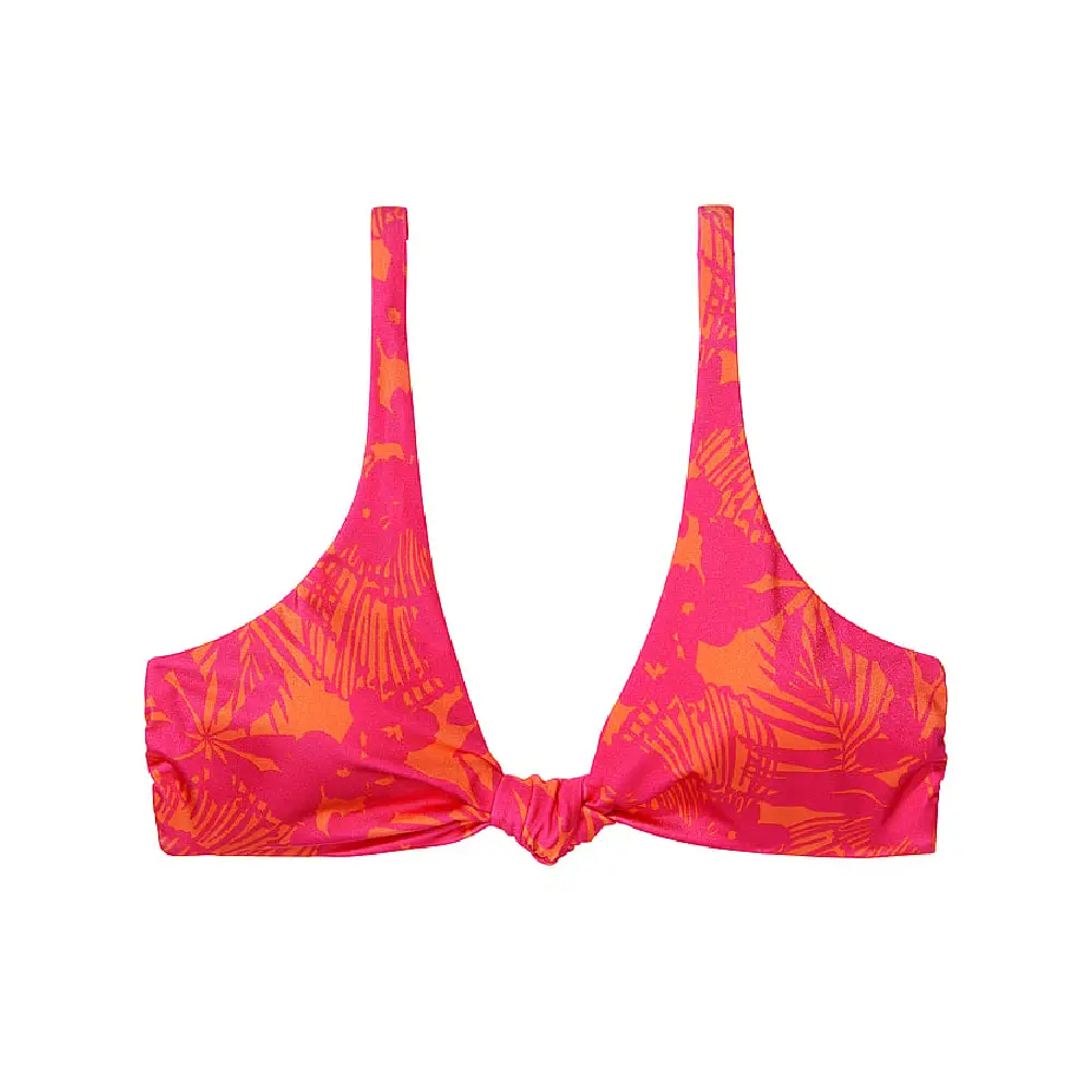 

Лиф бикини Victoria's Secret Knotted Bralette, розовый