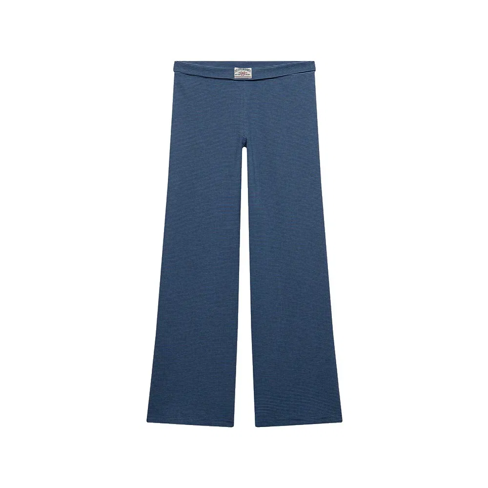 Женские спортивные брюки с полосатым принтом Athletics Essentials Stripe Jersey Superdry, Blue — фото 3