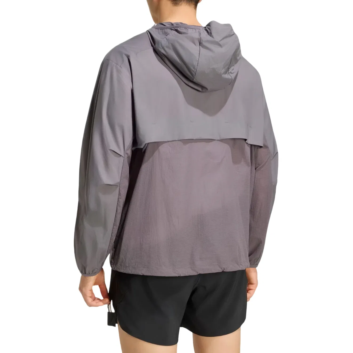 Мужская куртка из ткани с принтом DAY//Ø Woven Jacket Adidas, серый — фото 3
