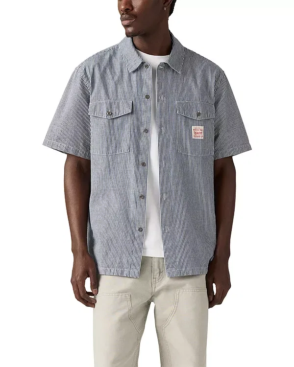 Мужская рубашка с коротким рукавом Levi's, Washington Stripe