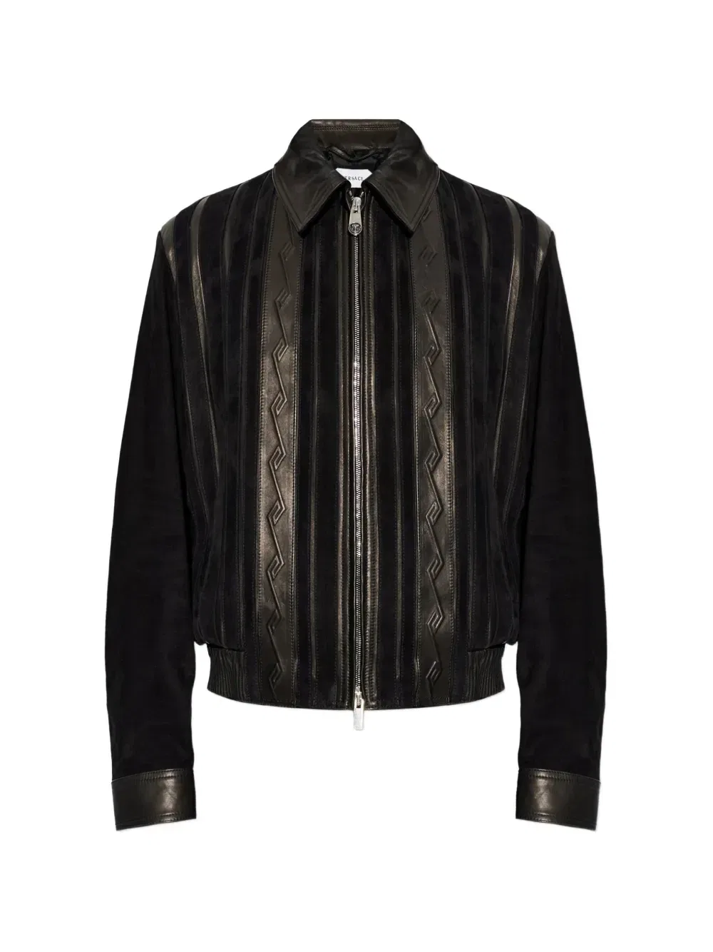 Куртка с тиснением Greca. Versace, черный