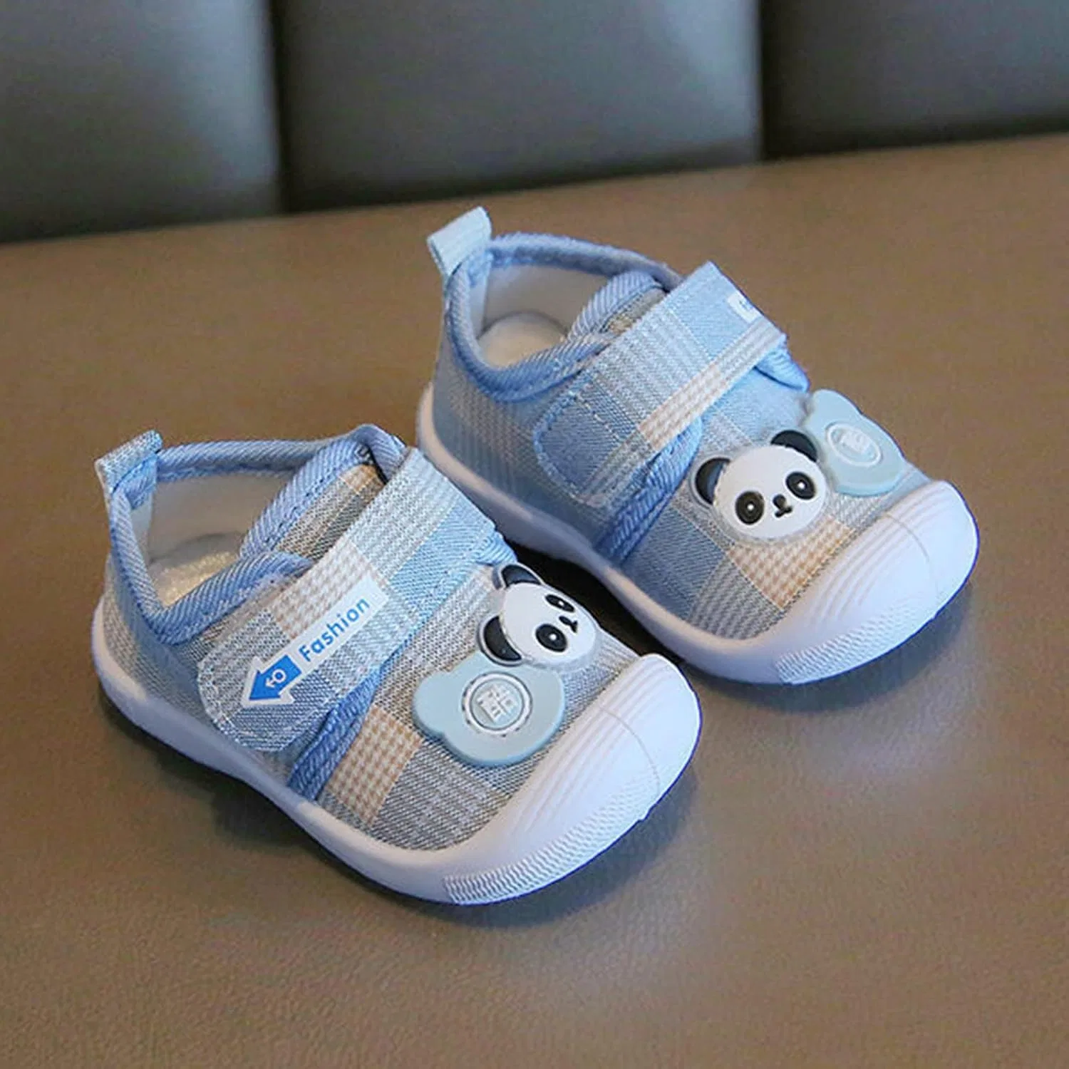 Детские туфли Мэри Джейн для девочек и мальчиков с принтом SZZY, Blue — фото 4
