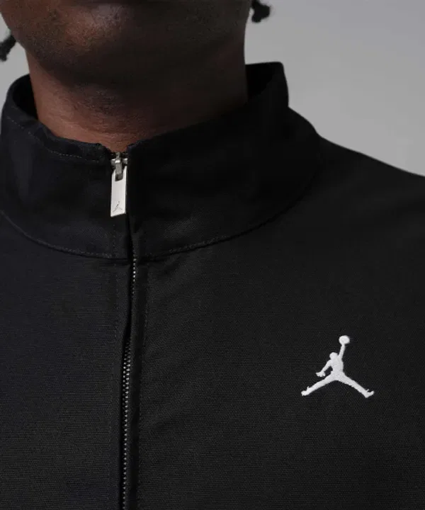 Куртка утепленная, Jordan Flight Graphic Workwear Nike, черно-белая — фото 4