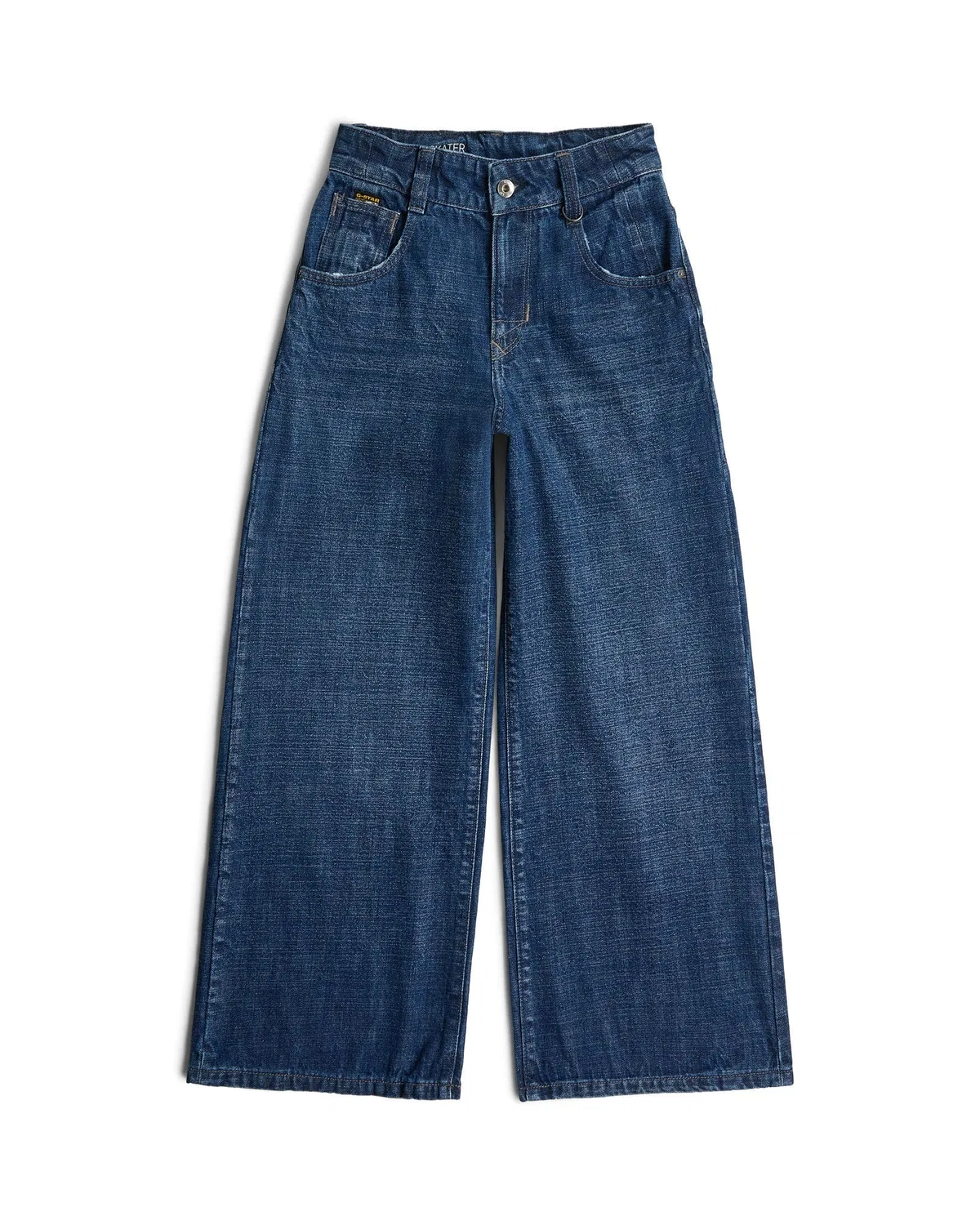 Джинсы свободные с высокой посадкой Girls Skater High Loose G-Star Raw, синий — фото 4