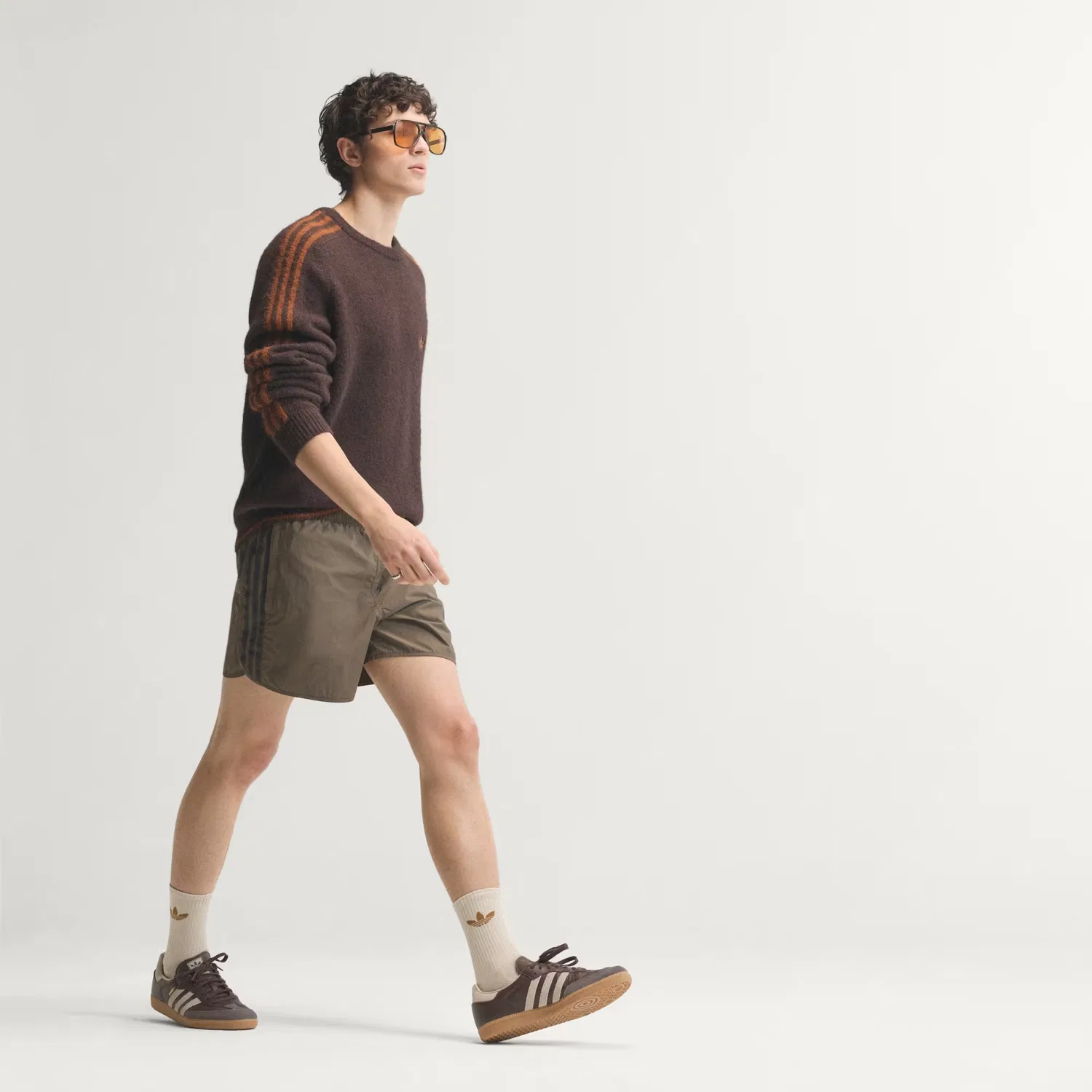 Мужские шорты на кулиске Sprinter Adidas Originals, Branch — фото 3