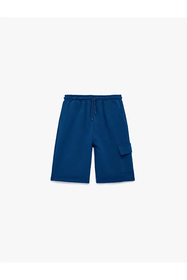 Детские для мальчиков шорты с карманами Koton, Navy Blue — фото 3