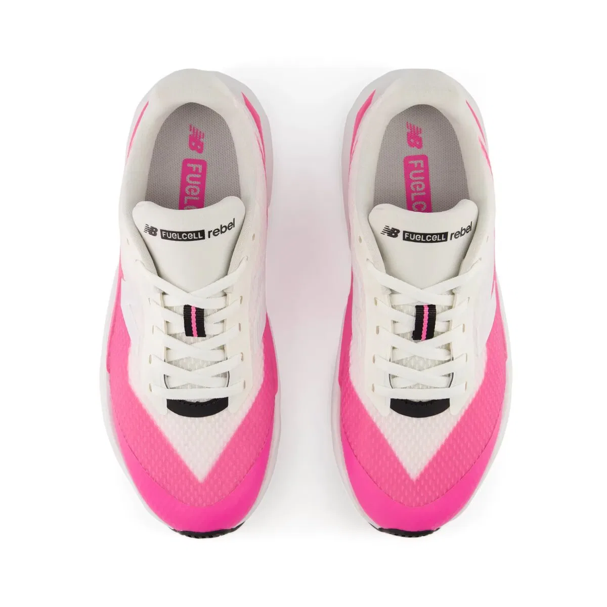 Детские кроссовки для мальчиков с высокой амортизацией FuelCell Rebel New Balance, Pink Heat/Sea Salt — фото 3