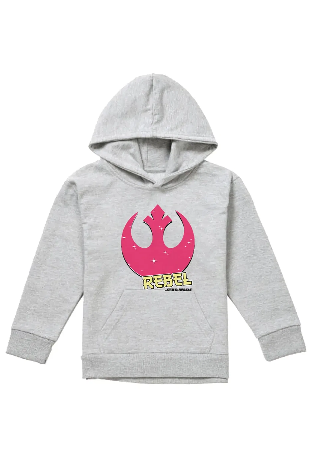 Детский худи Star Wars Rebel Manga Logo Disney, Grey — фото 4