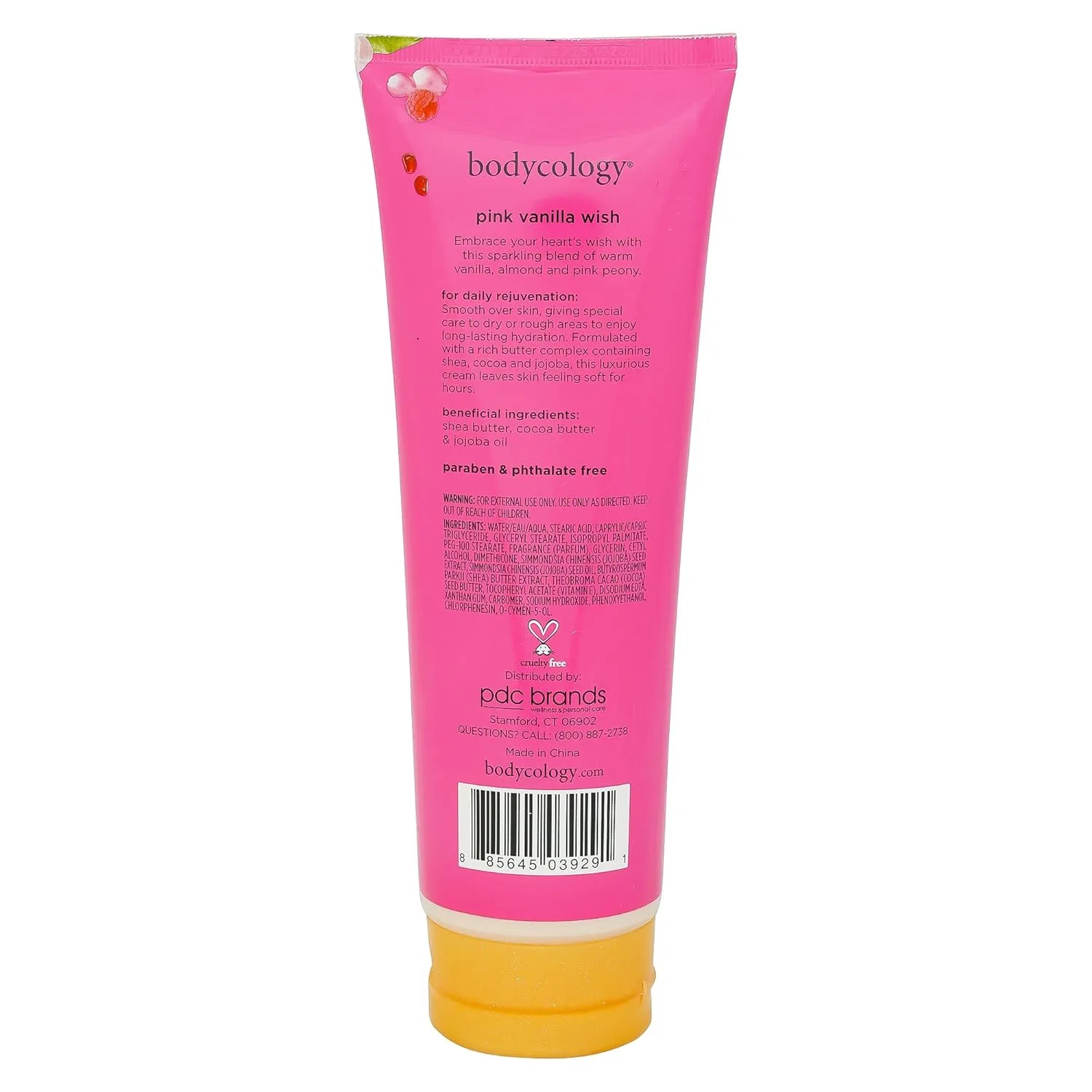 Крем для тела Pink Vanilla Wish, Bodycology, 236.59 мл — фото 3