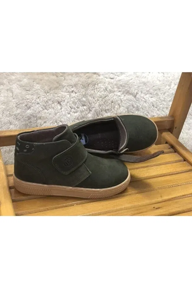 Детские ботинки для девочек ортопедические Mini Angel, Haki Green — фото 2