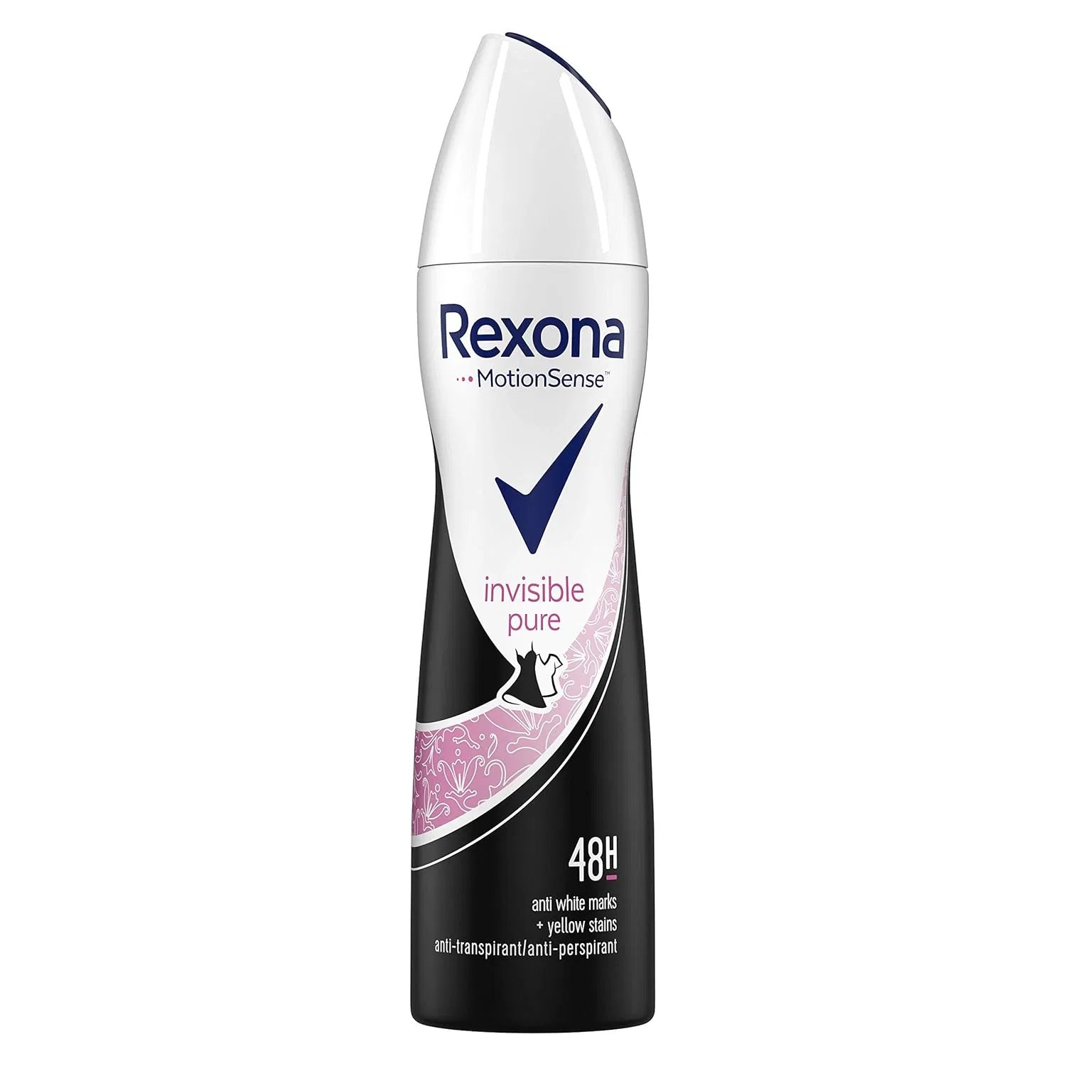 Антиперспирант-спрей MotionSense Invisible Pure Rexona, 150 мл, без отдушки