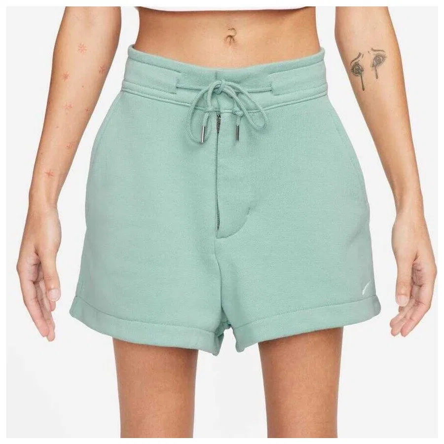 Шорты спортивные из флиса с регулируемым поясом Nike Sportswear Fleece Ft Short, Зеленый