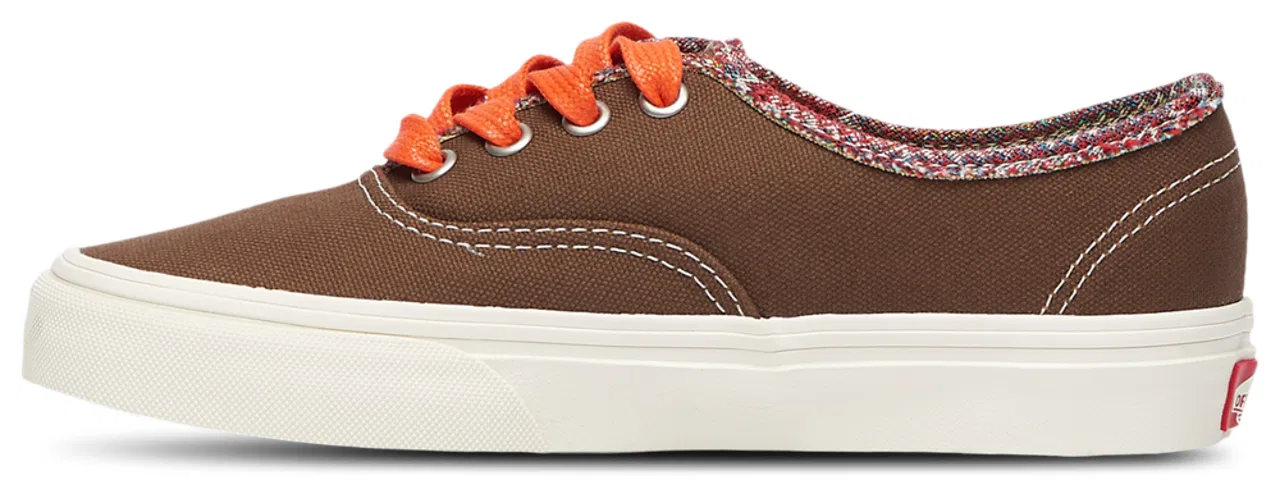 Кроссовки для мальчиков Authentic Vans, коричневый/белый — фото 2