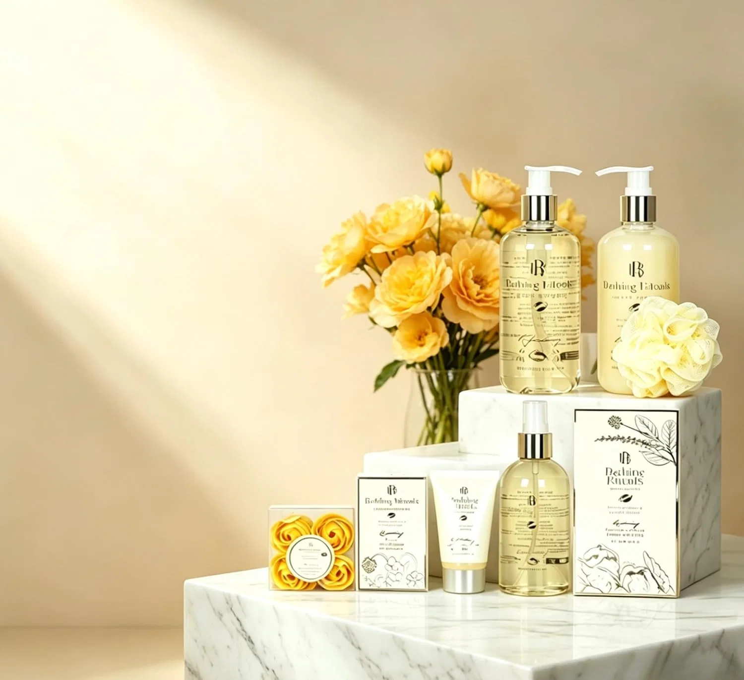 Набор для ванны, подарочный набор, GLOSS !, 1 шт, 300 мл, WARM VANILLA & LIME BLOSSOM — фото 2