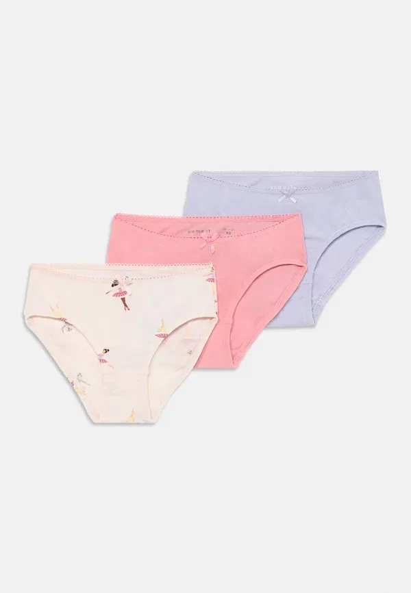 Комплект трусов 3 штуки с принтом Nmfbriefs Name It, pearl peony/purple heather, фиолетовый/жемчужный