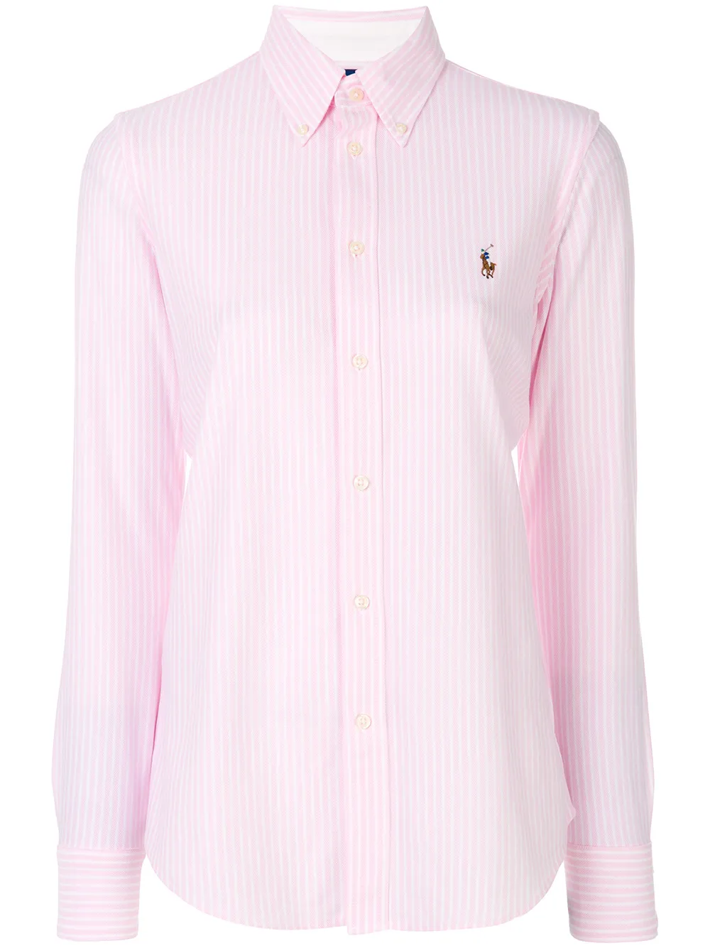 

Оксфордская рубашка в полоску POLO RALPH LAUREN, розовый