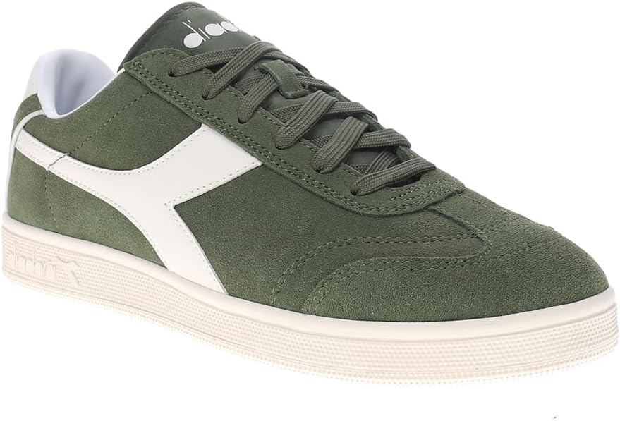 Мужские кроссовки Diadora Kick на шнуровке для повседневной носки - зеленые — фото 2