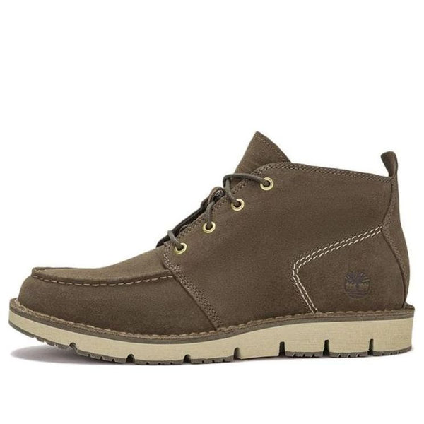 

Кроссовки westmore moc toe chukka boot 'olive green nubuck' Timberland, зеленый