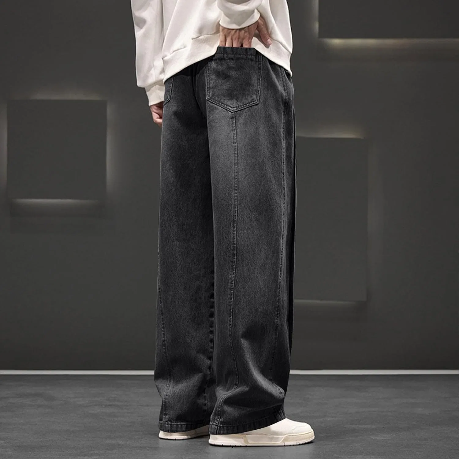 Джинсы Stretch Denim, Черный — фото 3