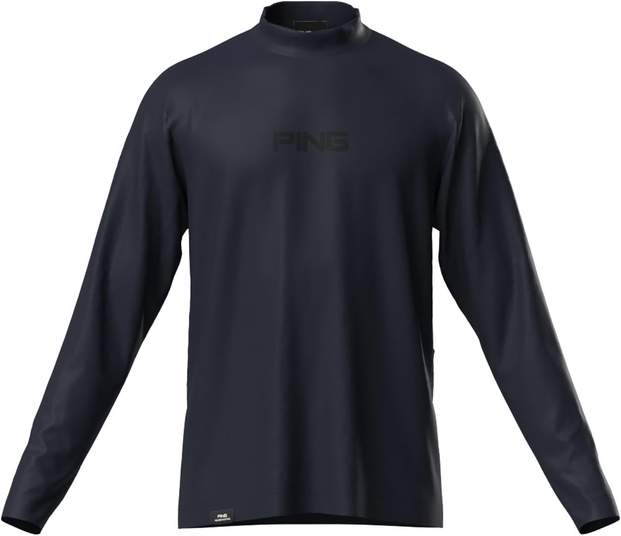

Рубашка с длинным рукавом и высоким воротником для мужчин Pin Apparel 621-5266001 (с логотипом бренда) / для гольфа Ping, темно-синий