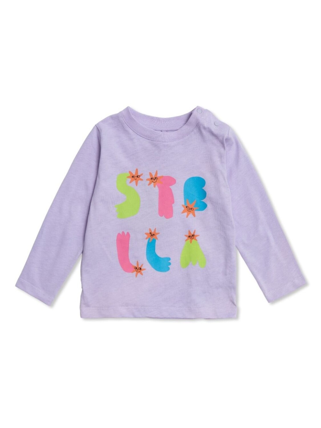 

Stella McCartney Kids футболка с графическим принтом, фиолетовый