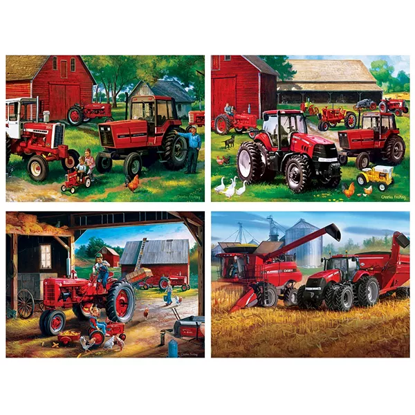 Пазл Masterpieces для взрослых из 500 деталей - Farmall, 4 шт. Masterpieces Puzzles, multicolor — фото 2