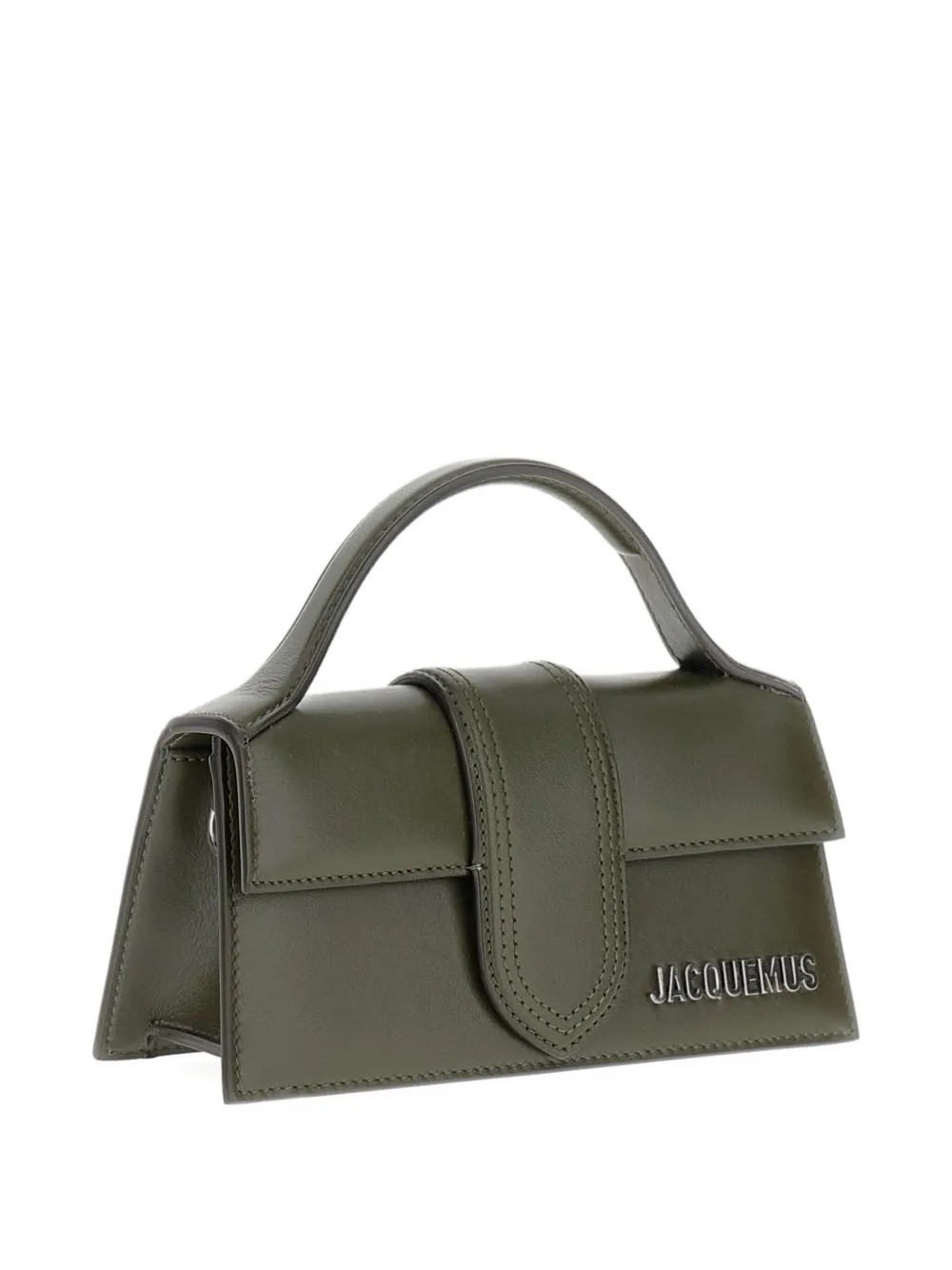 

Кожаная сумка через плечо с верхней ручкой JACQUEMUS, зеленый