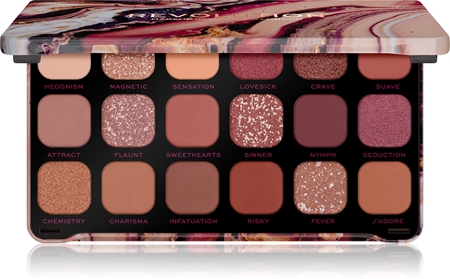 

Палитра теней для век Makeup Revolution Forever Flawless, 18× 1,1 g