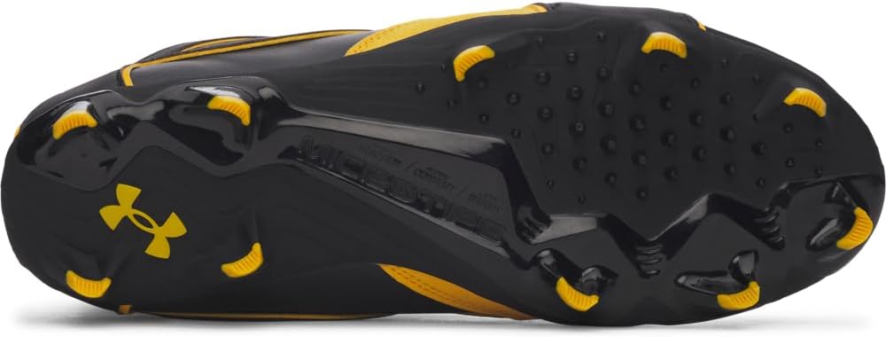 Бейсбольные бутсы Yard Icon TPU Under Armour, (002) Black/Black/Campus Gold — фото 3
