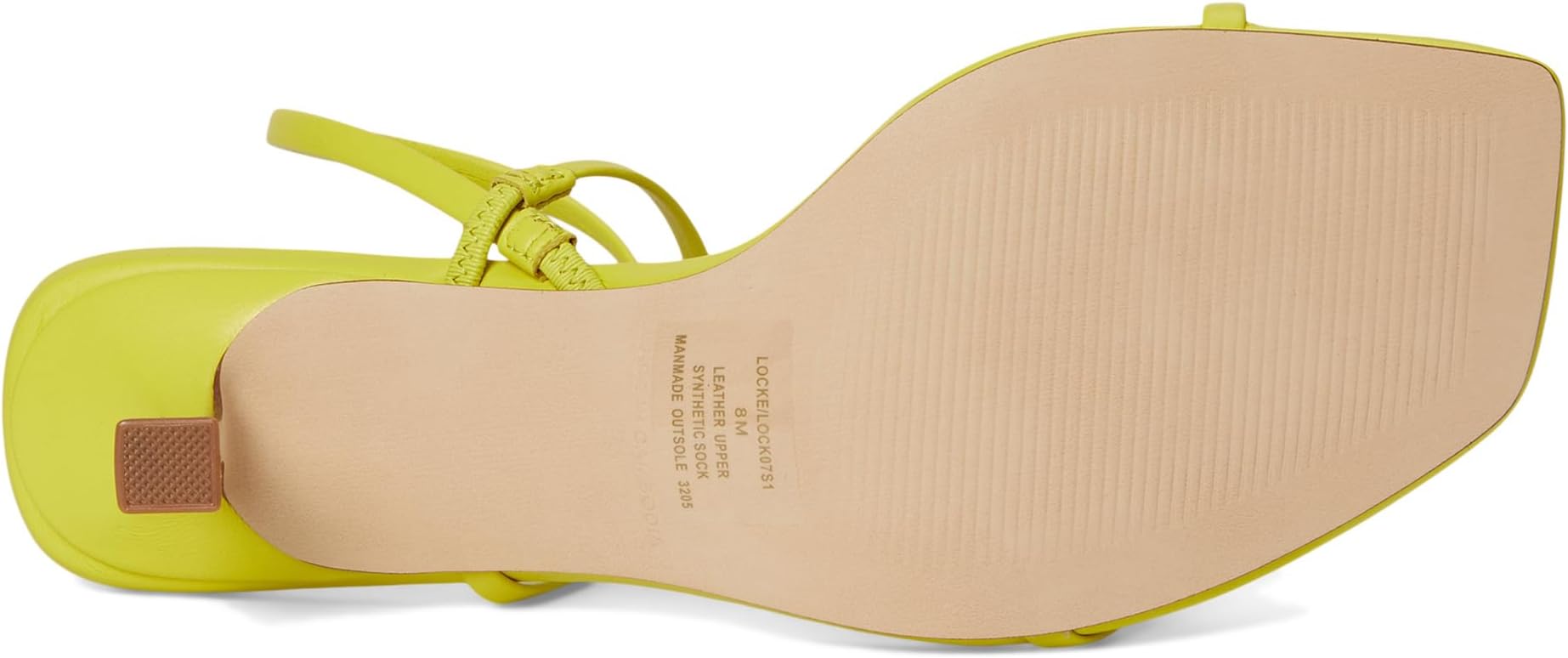 Сандалии Steve Madden Locke, цвет Lime Leather — фото 3