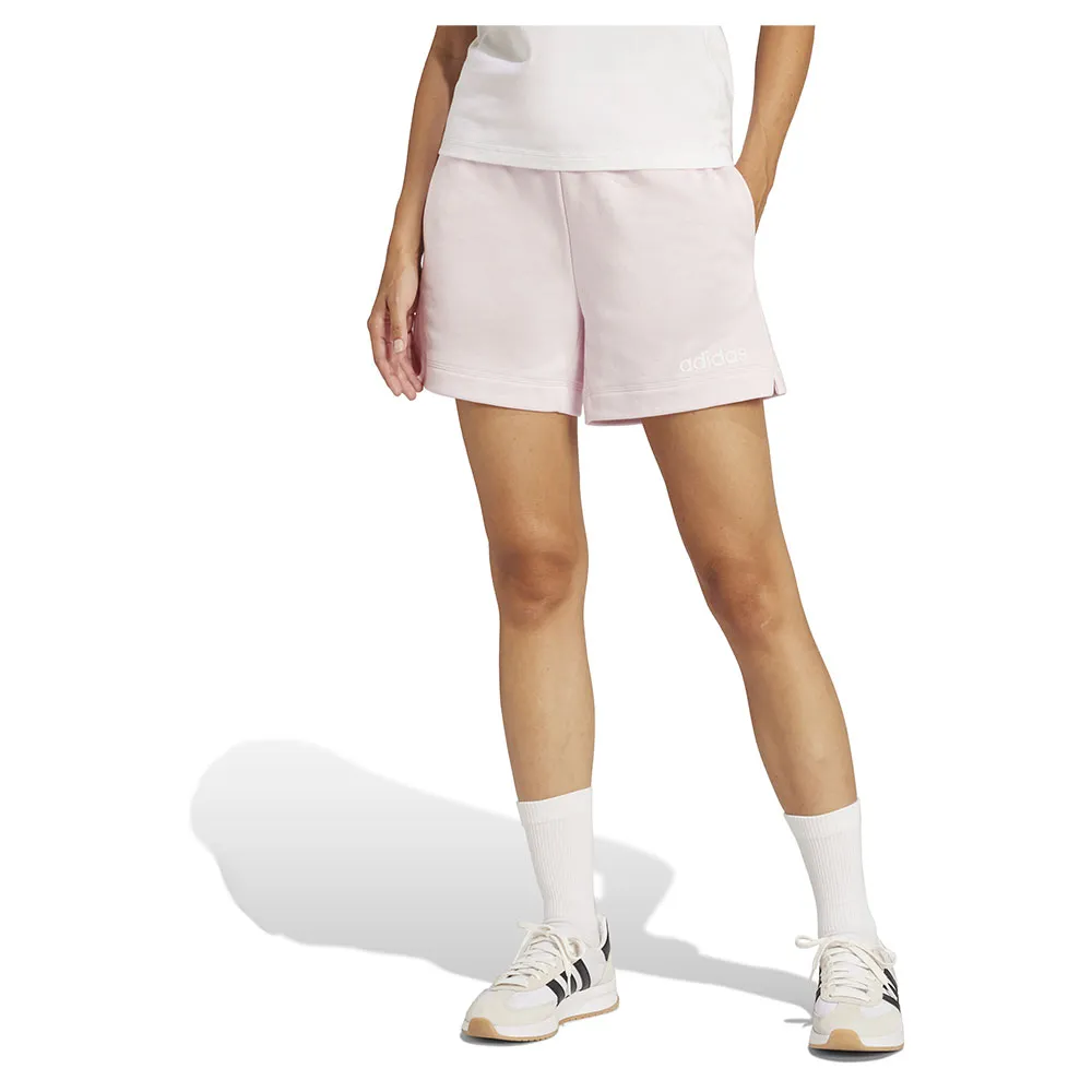 

Шорты adidas Essentials Linear French Terry, розовый