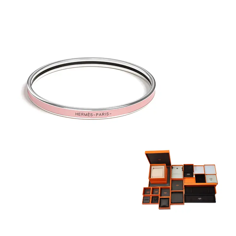 HERMES Эмалевые браслеты для женщин розовые