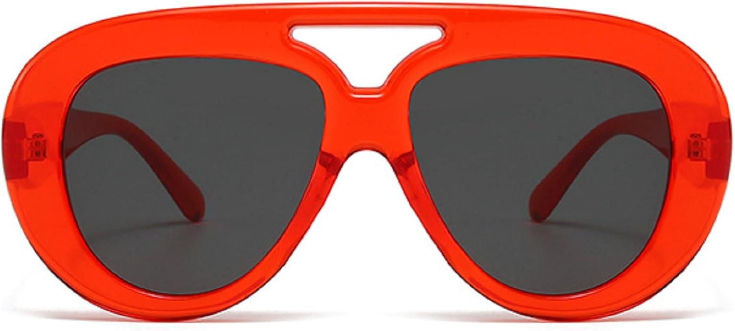 

Ретро-солнцезащитные очки-пилот для женщин, модные, с двойной перемычкой, градиентные, с защитой от УФ-излучения UV400, трендовые солнцезащитные очки для мужчин mincl, C5