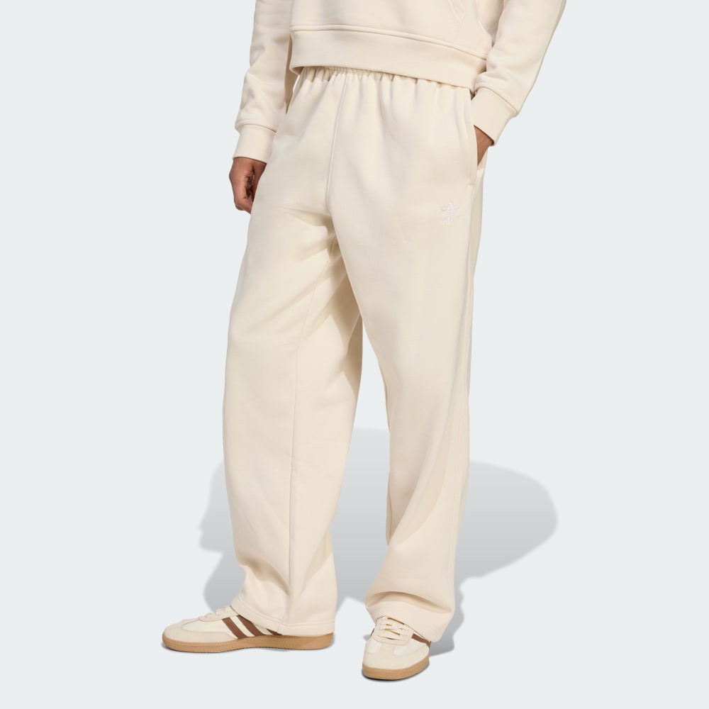 

Спортивные брюки Adidas Trefoil Essentials Open Hem Pants, цвет Wonder White/White