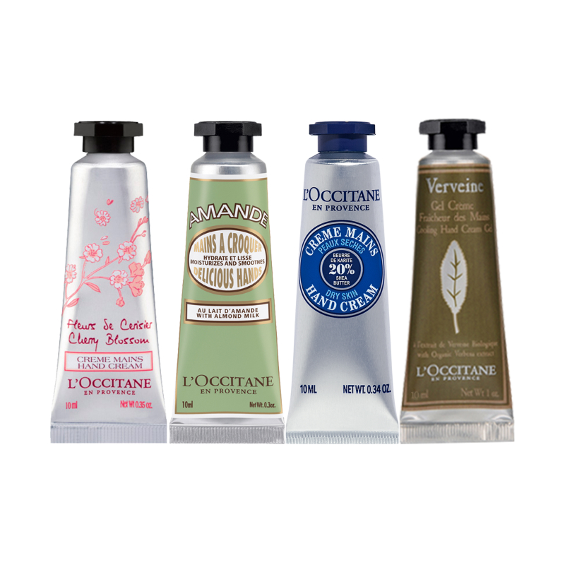Увлажняющий крем для рук с ароматом Cherry Blossom LOCCITANE, Lavender + Sweet Almond + Shea Butter + Cherry Blossom — фото 2