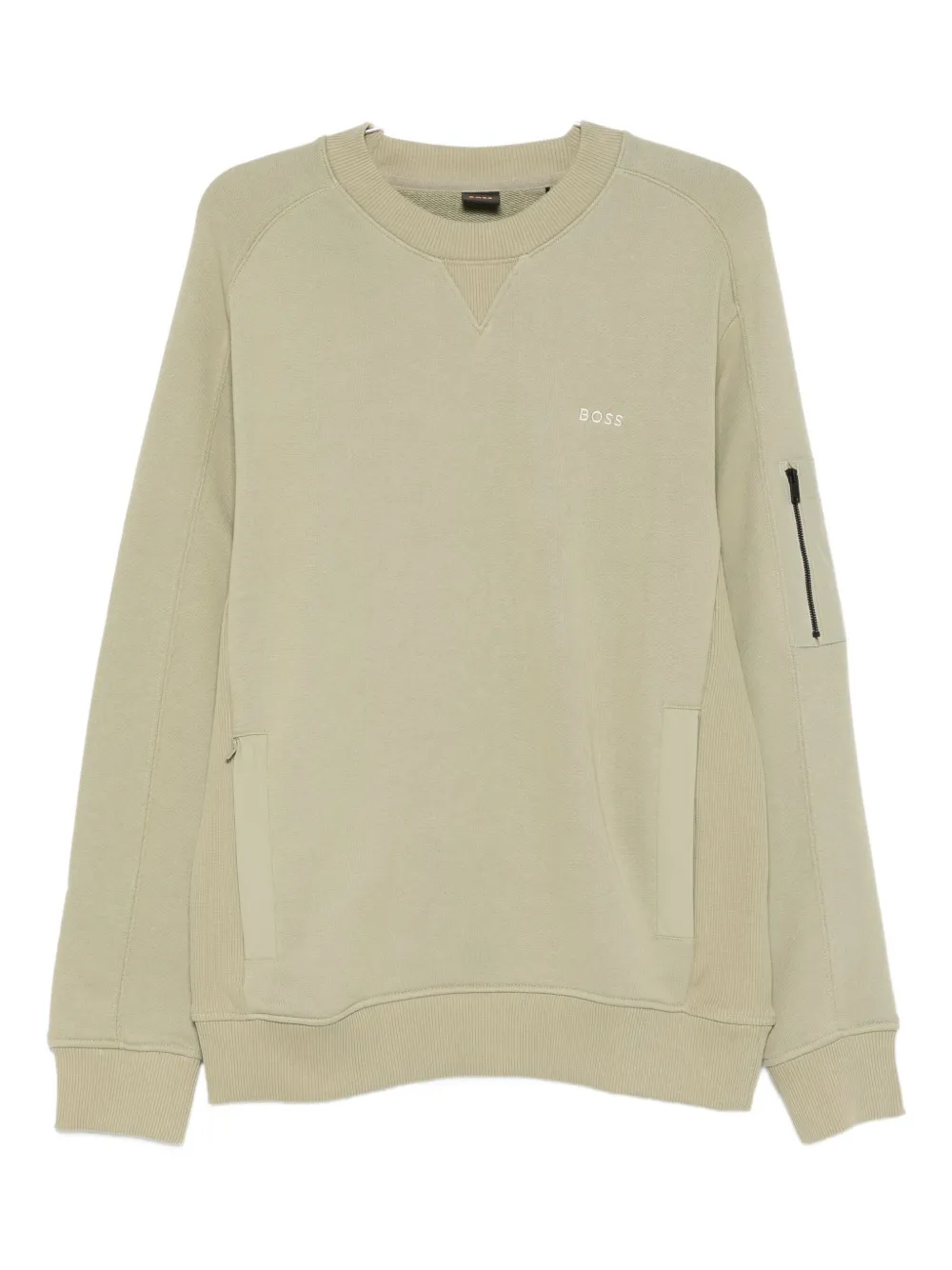 

Свитшот с вышитым логотипом Boss, нейтральный