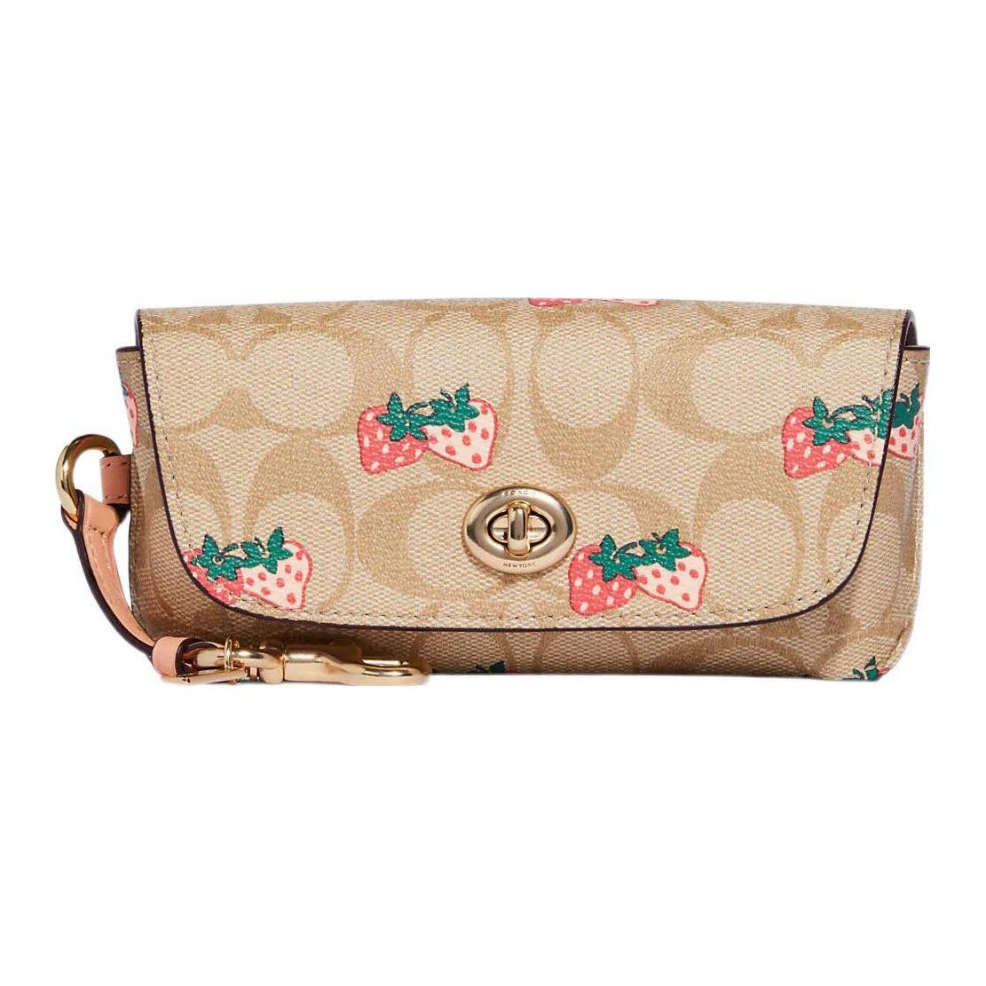 

Женский чехол для солнцезащитных очков COACH, сумка для очков, Khaki