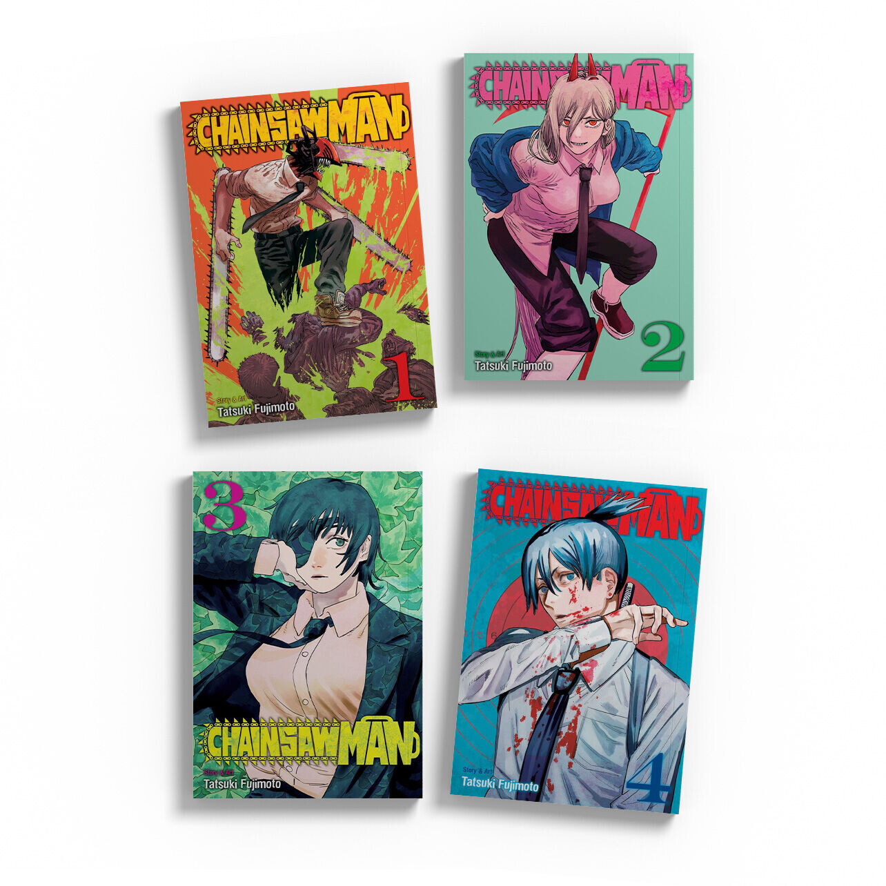 

Манга Chainsaw Man Manga (1-4) Bundle
