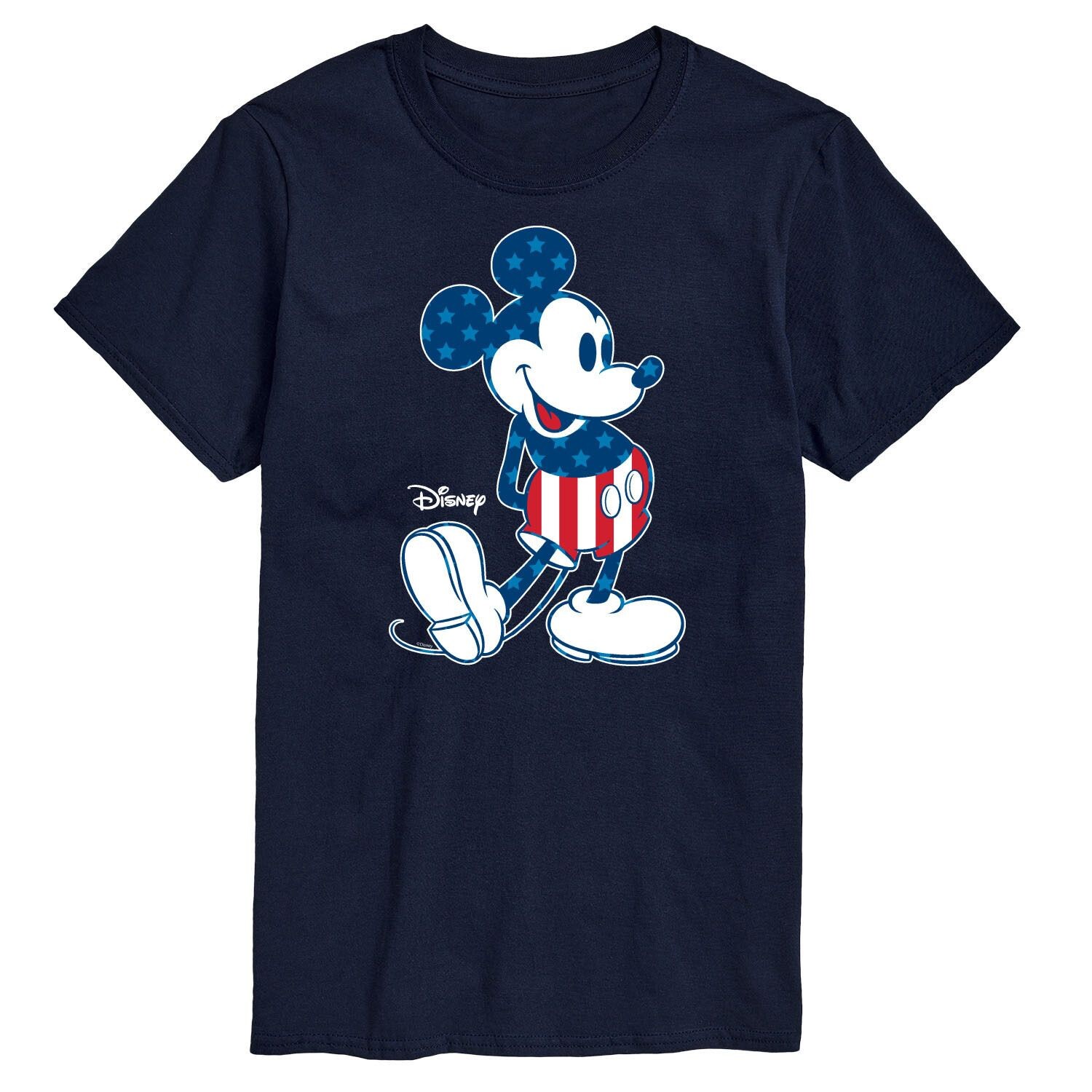 

Футболка с большим и высоким флагом Disney's Mickey Mouse, Blue License, синий