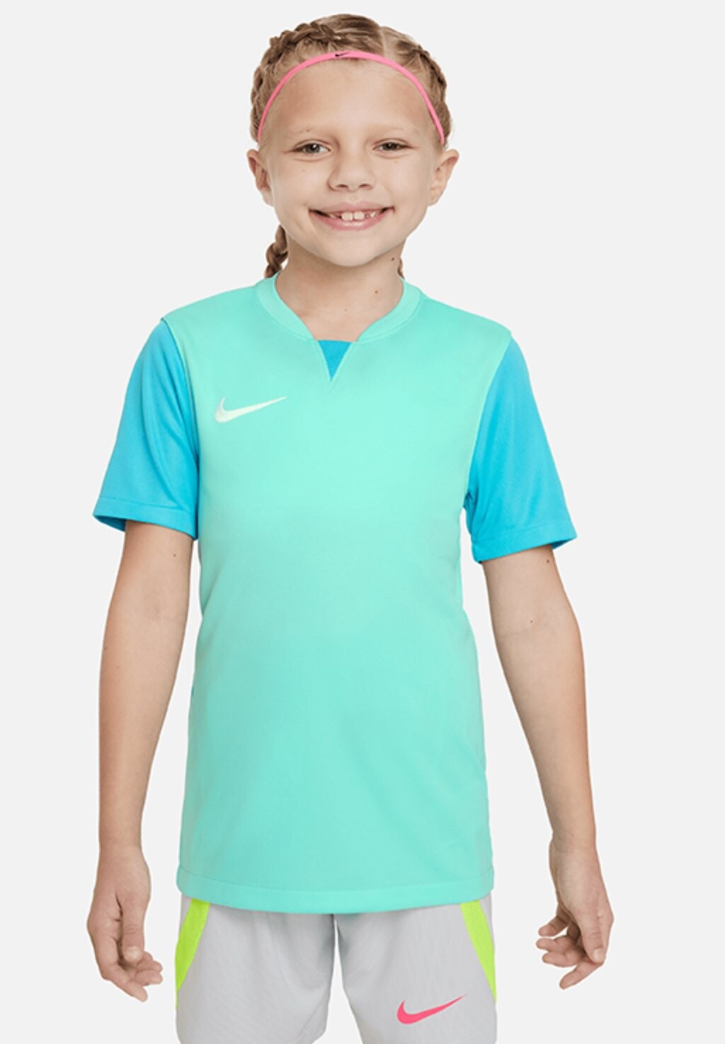 Спортивная футболка FUSSBALL TEAMSPORT TRIKOTS TROPHY V T Nike Performance, бирюзовый — фото 2