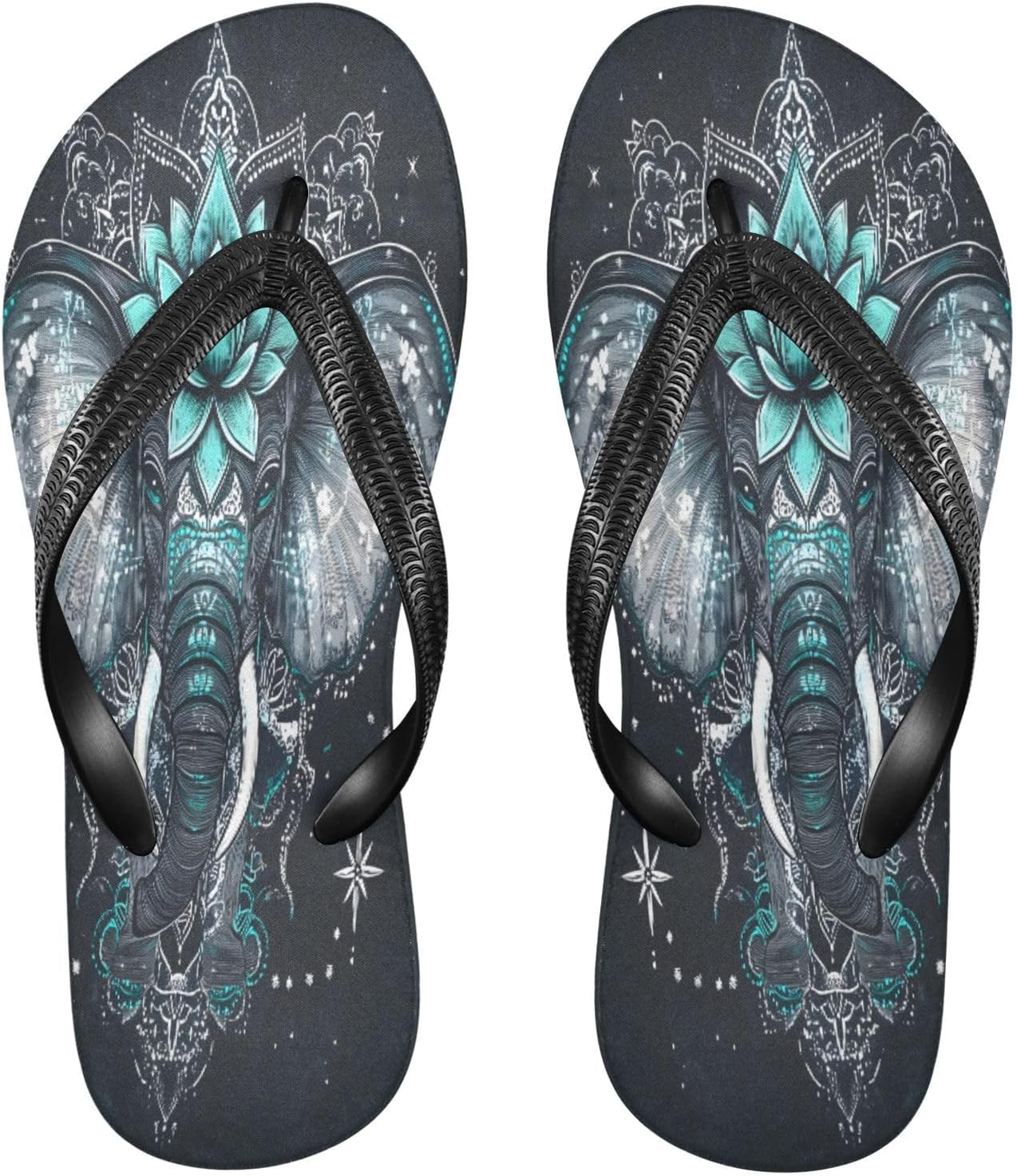 

Женские и мужские шлепанцы с подсолнухом и гномом, женские слайды, мужские сандалии, душевые тапочки, летние нескользящие шлепанцы для плавания, пляжа и ванной Mnsruu, Elephant I18199