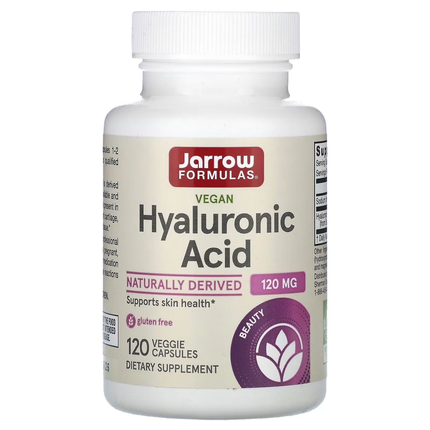 

Jarrow Formulas Гиалуроновая кислота, 120 капсул